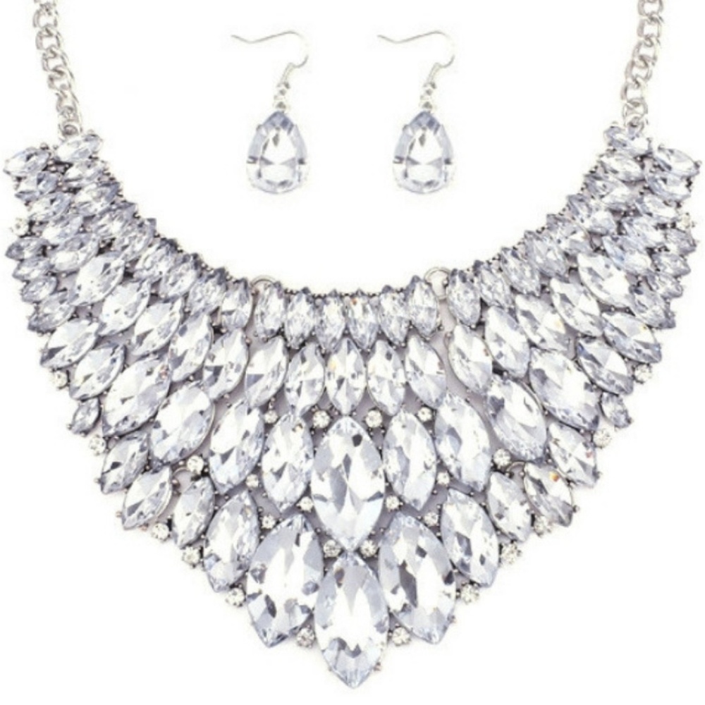 Necklace & Earrings -Getting to the Point Crystal
